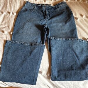 INC International Concepts Dark Blue Straight-Leg Jeans